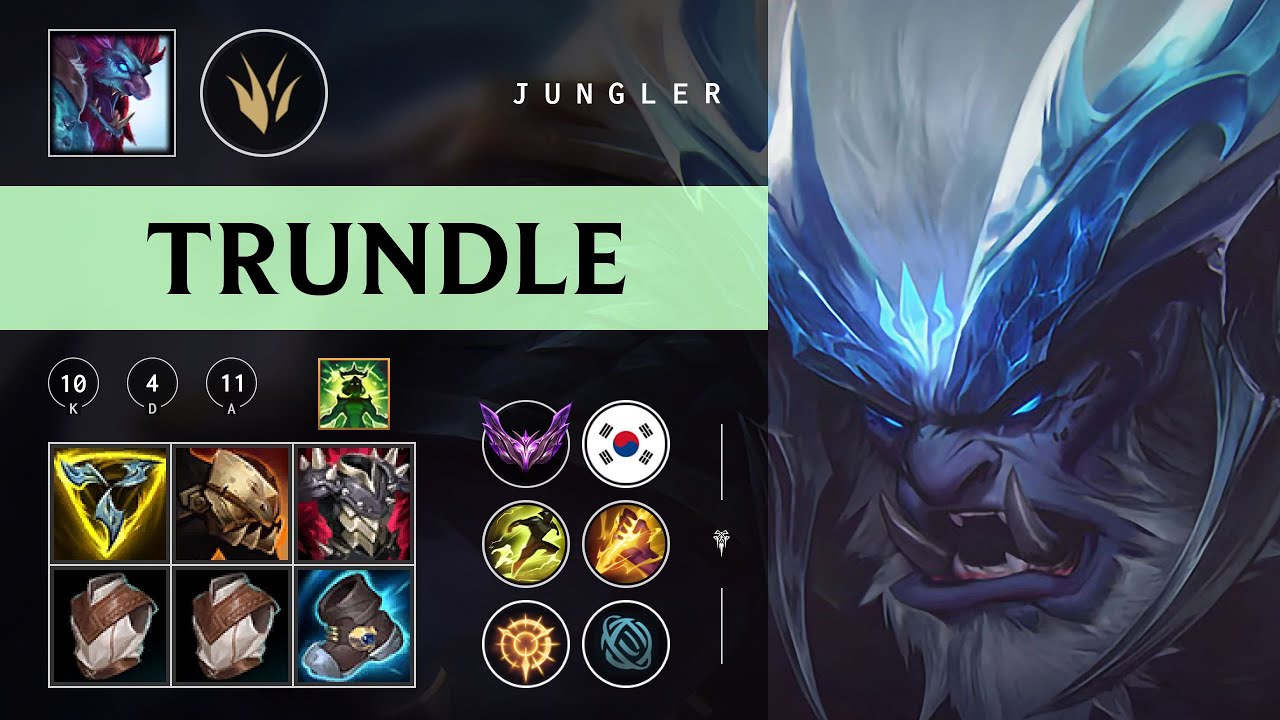 Trundle Jungle vs Dr. Mundo - KR Master Patch 26.01
