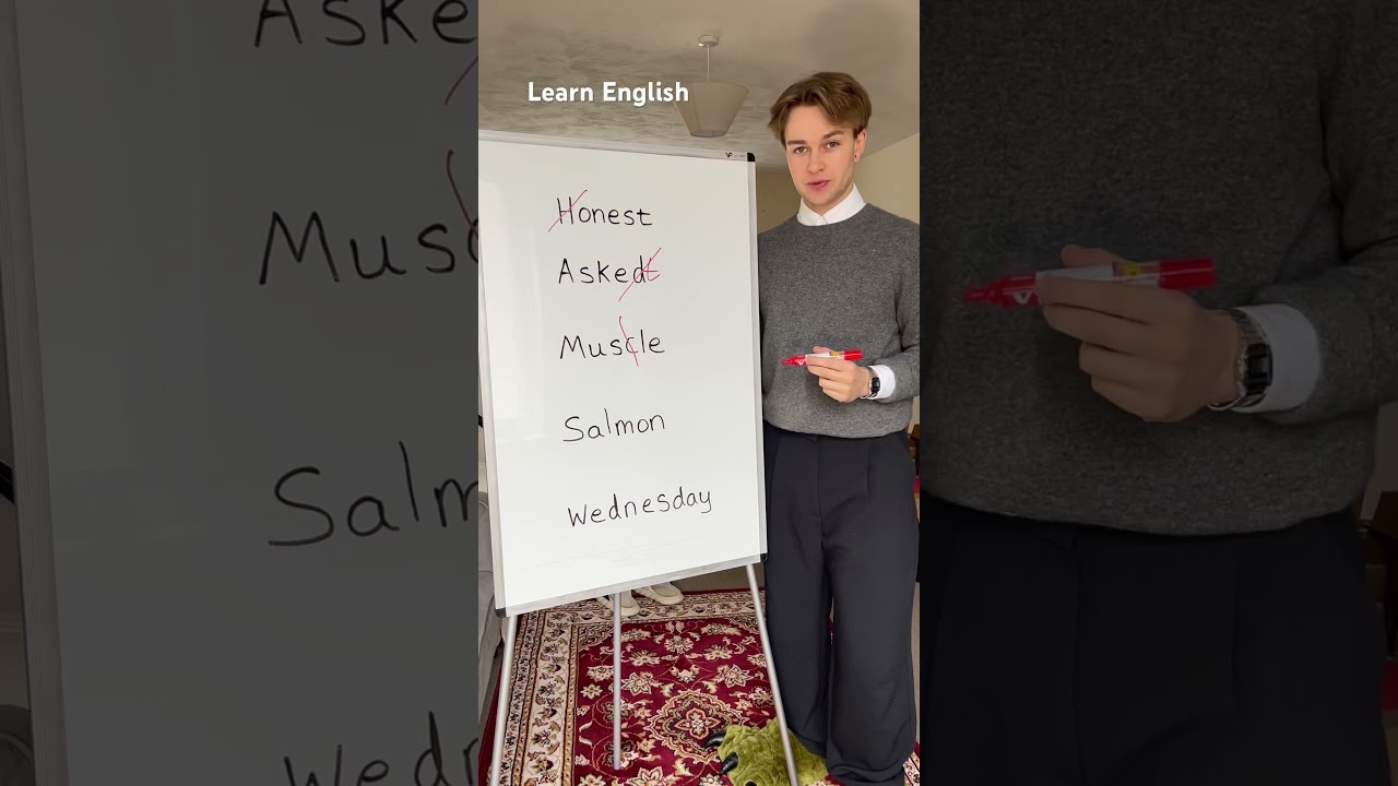 Silent letters #englishlesson #englishteacher #learnenglish #englishtips #ingles #ESL