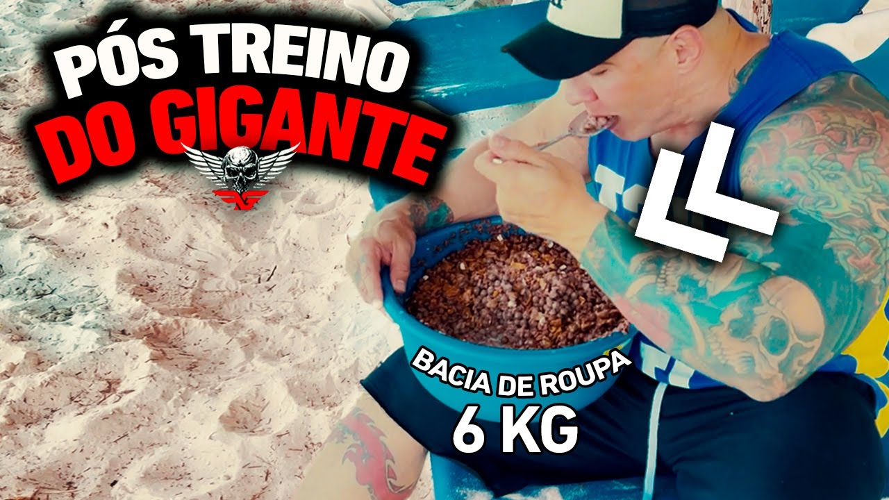 FABIO GIGA FAZ O MAIOR PÓS TREINO DE CEREAL NA GRINGA