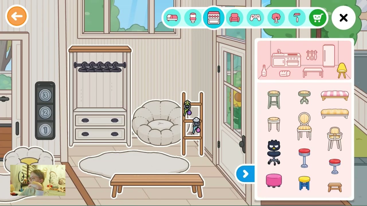 Toca Boca World - Dekoruje domek rodzinny (decorating a family home)