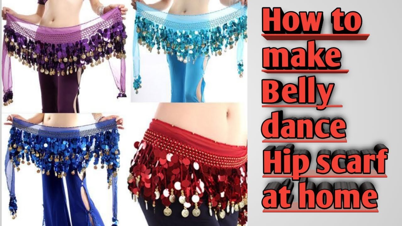 Diy Belly dance Hip scarf /dancing waist chain Hip scarf/Belly dancer tassel Belt making in hindi