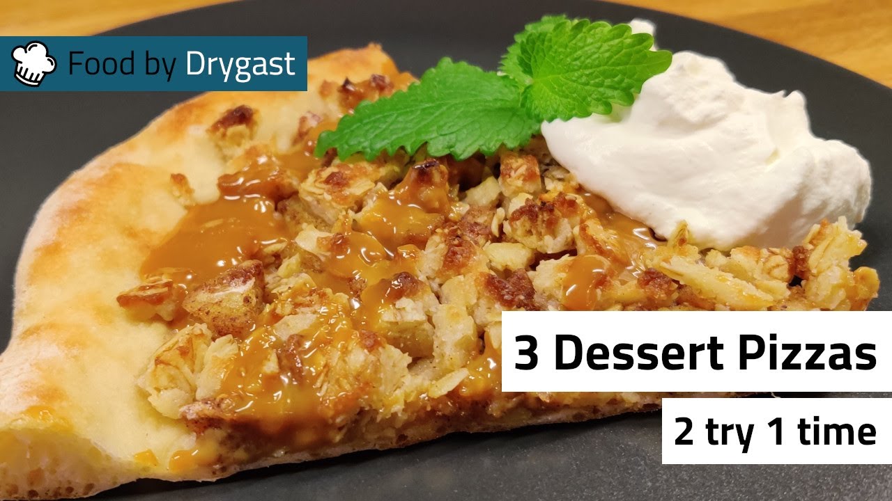 3 Dessert Pizzas 2 try 1 time