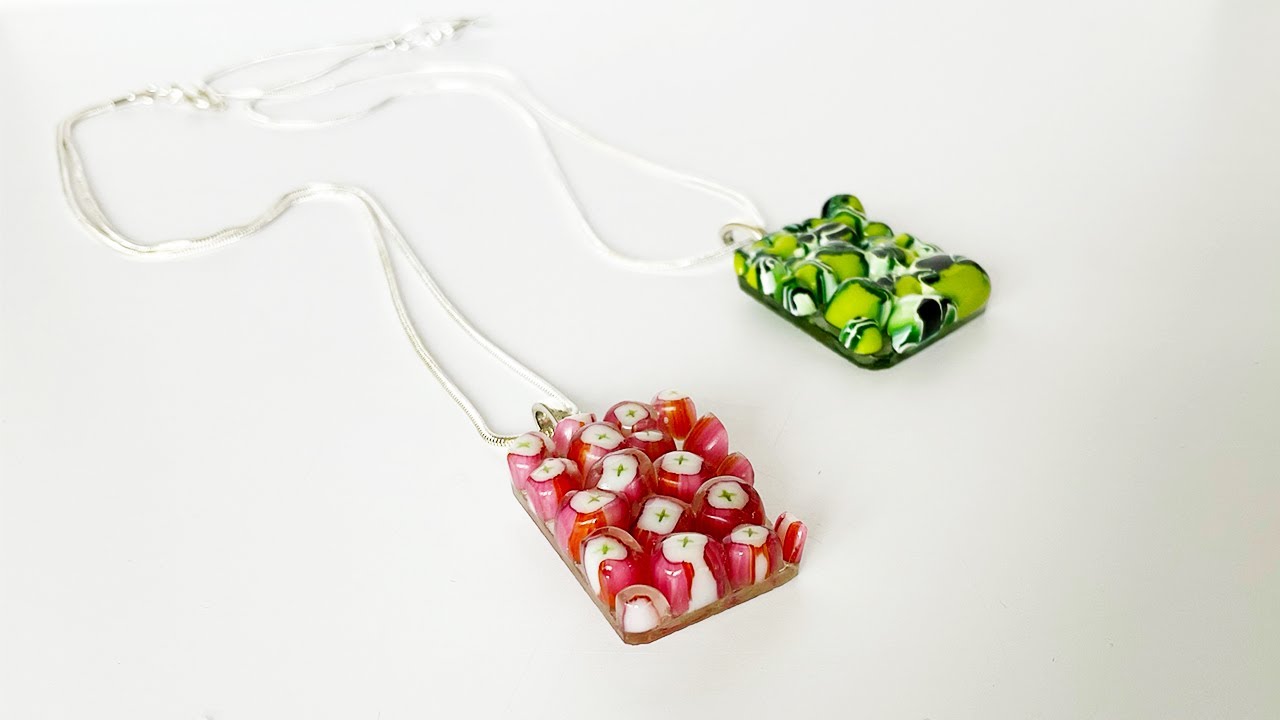 Fused Glass Scrap Glass Jewelry Float Glass