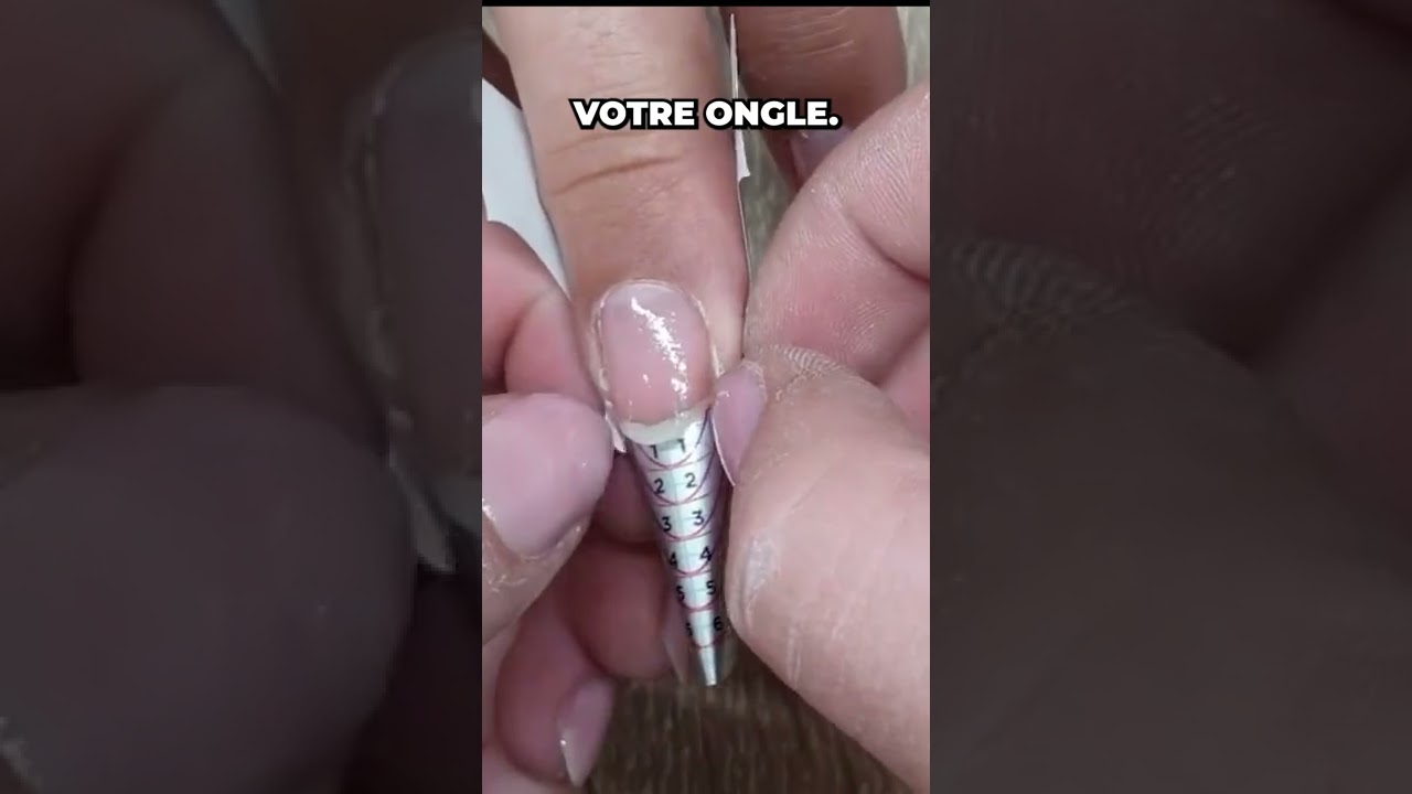 Comment faire une construction ongle en gel en chablon ? #proth&eacute;sisteongulaire #chablon #ongleengel