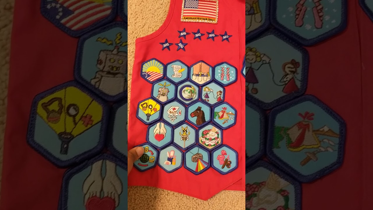 American Heritage Girls extra badges sew on