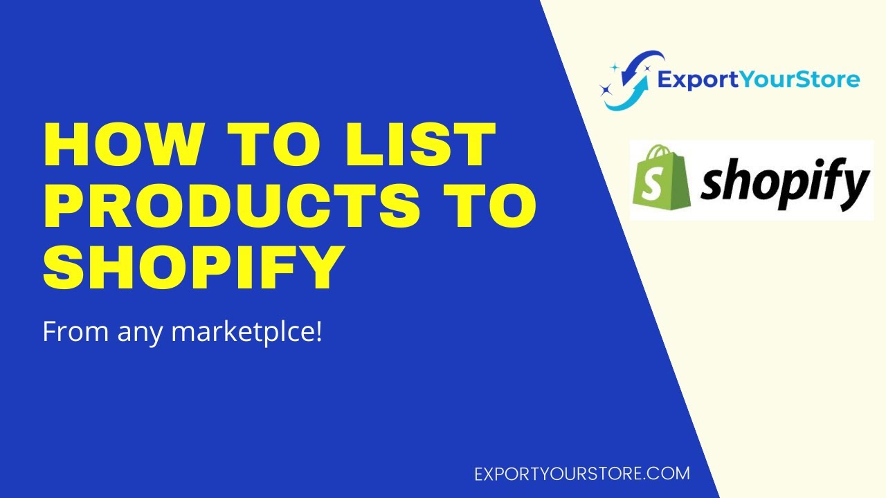 Import eBay to Shopify