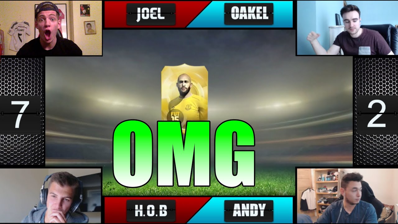 CRAZY & HILARIOUS HEADS UP!! HUGE FIFA 15 PACK OPENING W/ HurderofBuffalo, AJ3fifa & Oakelfish