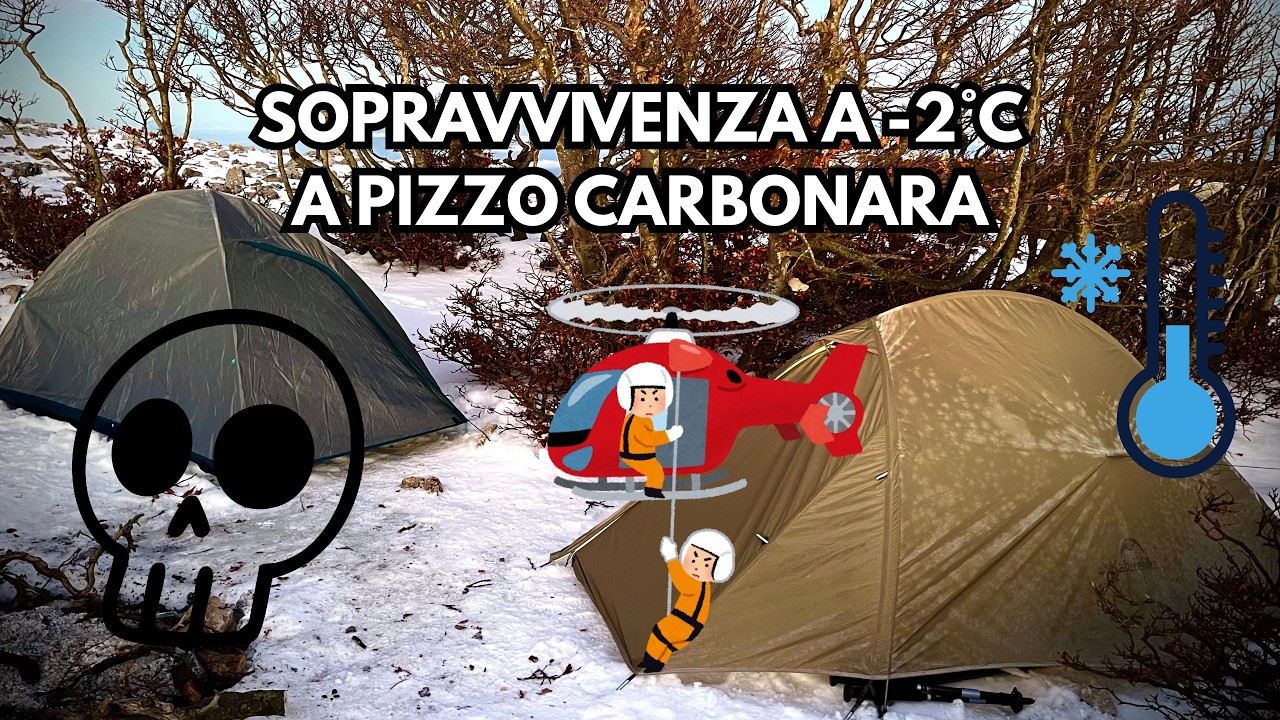PIZZO CARBONARA - RISCHIANDO DI CHIAMARE IL SOCCORSO ALPINO!!