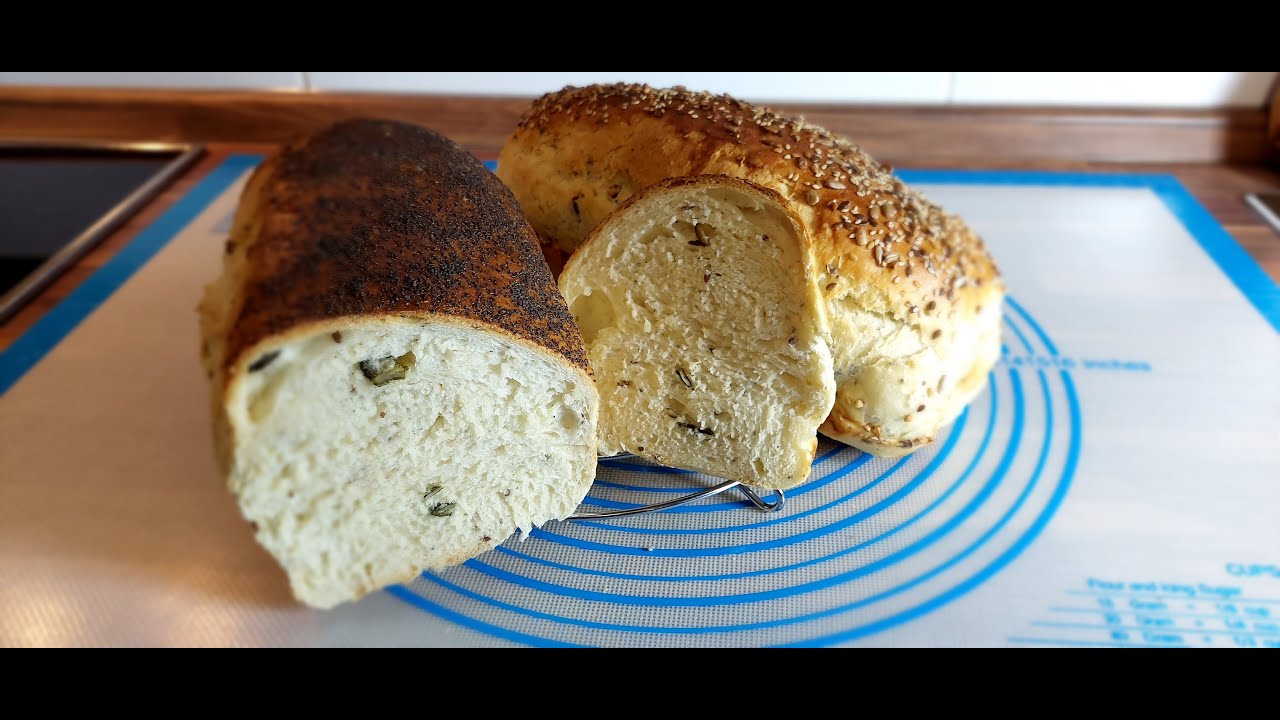 Pâine albă cu semințe / Weißbrot mit Samenmischung