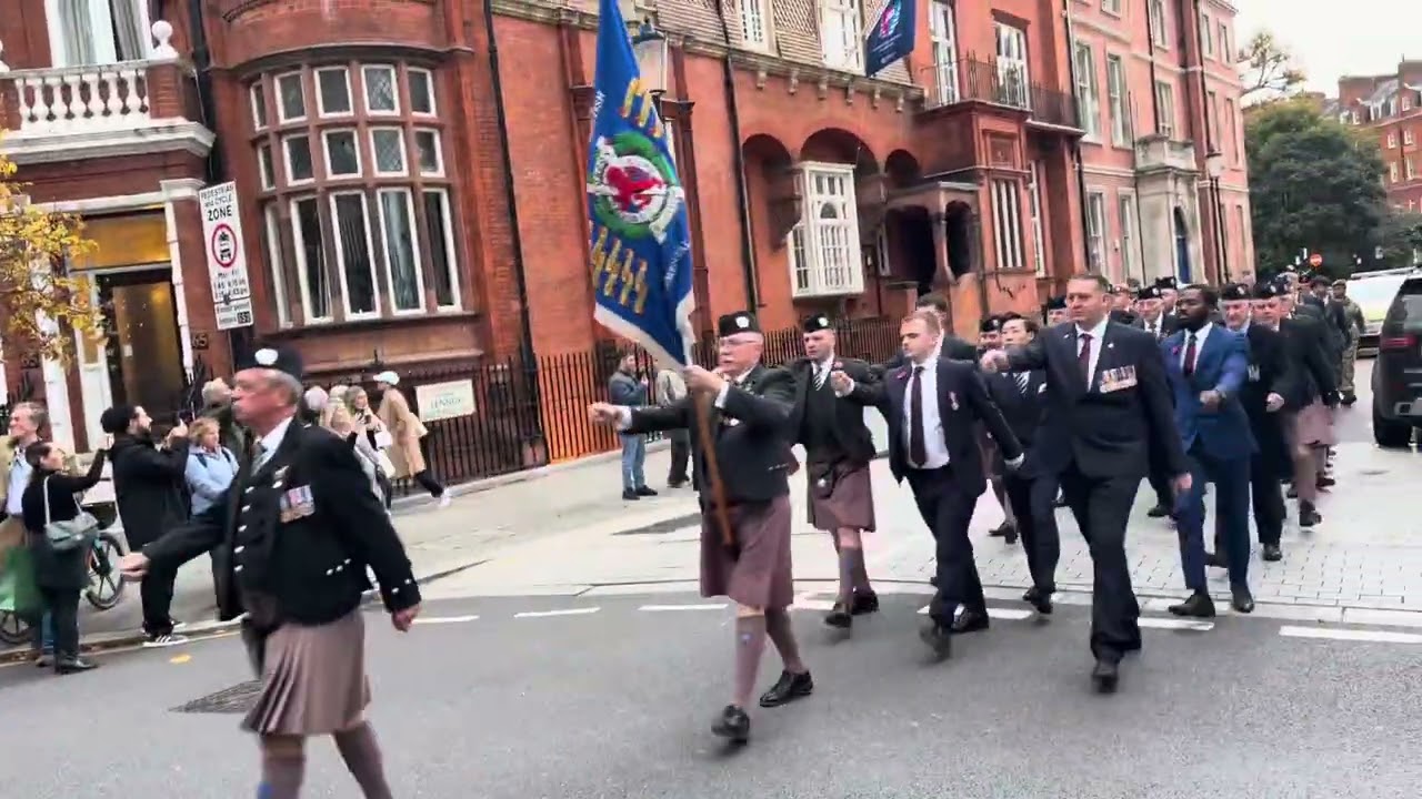 Remembrance Sunday Bagpipes. 