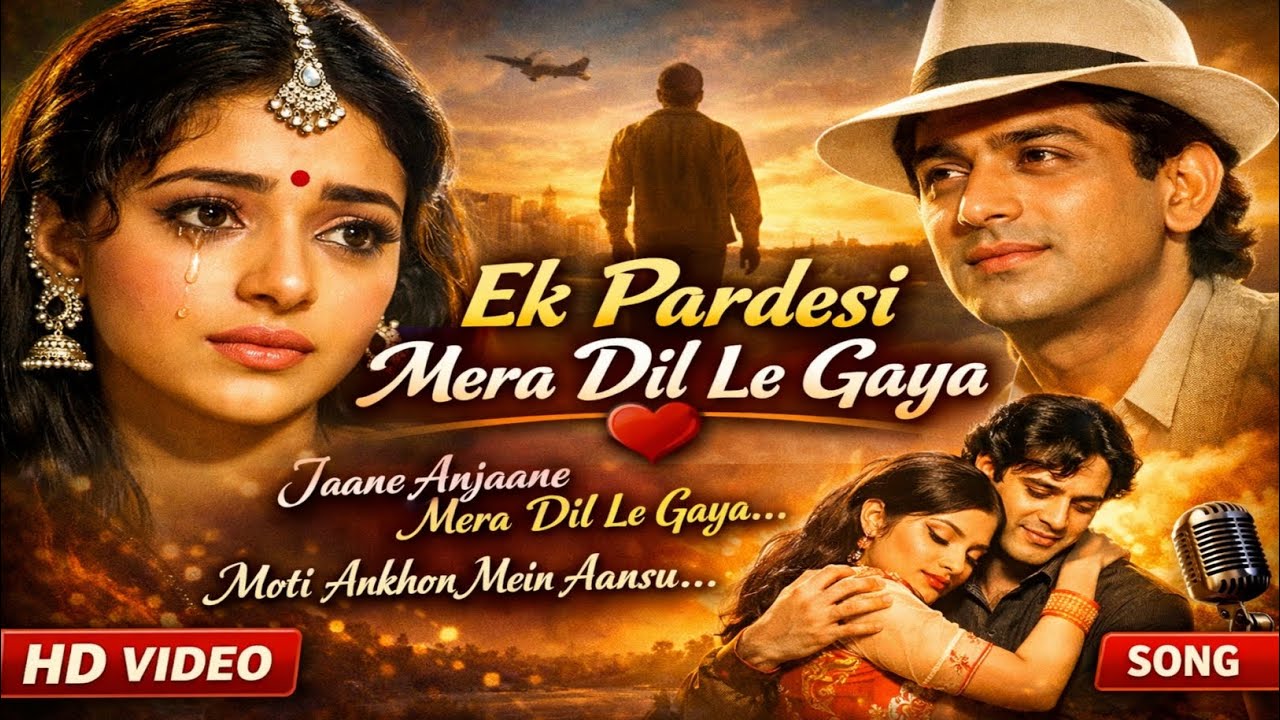 Ek Pardesi Mera Dil Le Gaya💔| Hindi Love Song| Heart Broken Love Song | New Emotional Song