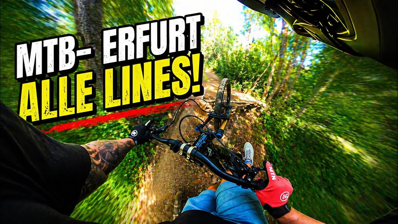 MTB Erfurt Tannenwäldchen- ALLE LINES!