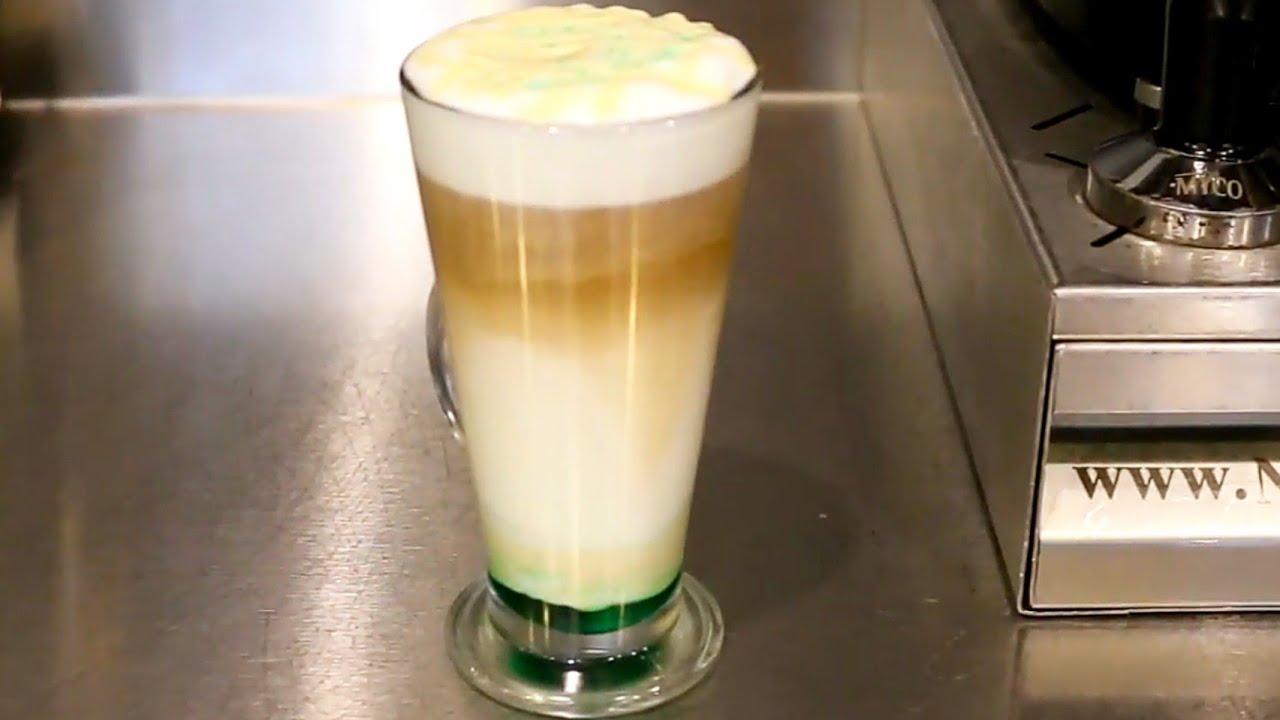 white mint Mocha latte | Barista Skills Training | How to Make white mint Mocha latte