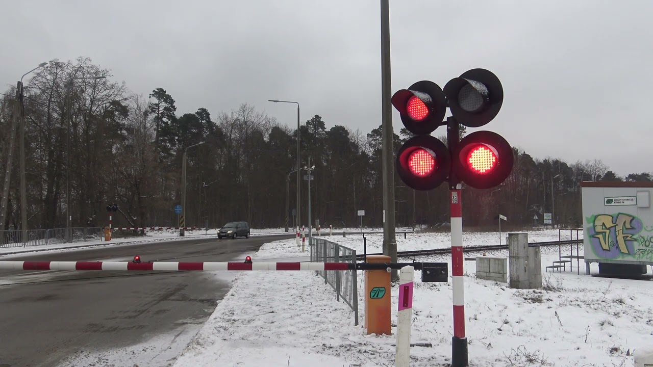 Railroad crossing of Augustów, Poland/Augustów geležinkelio pervaža, Lenkijoje