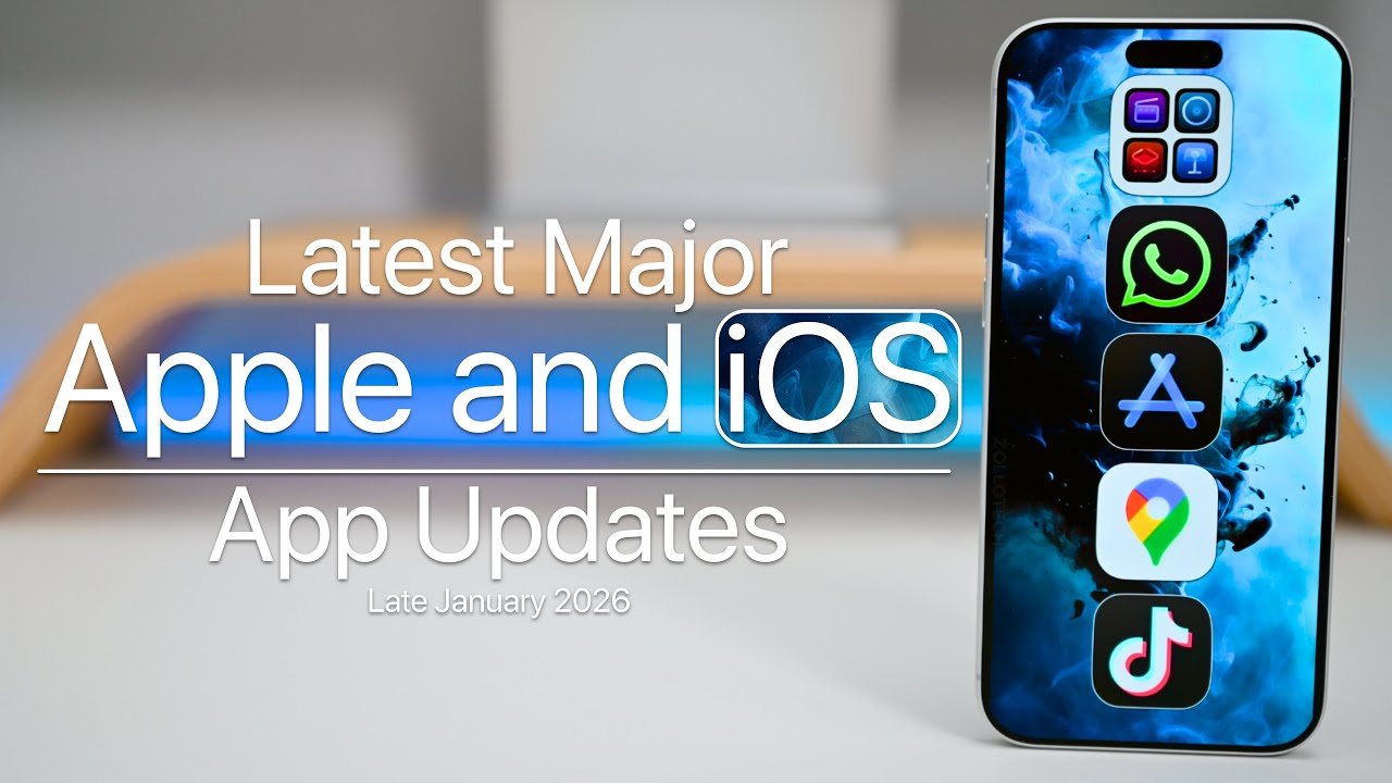 Latest Major iOS App Updates for Late January 2026!