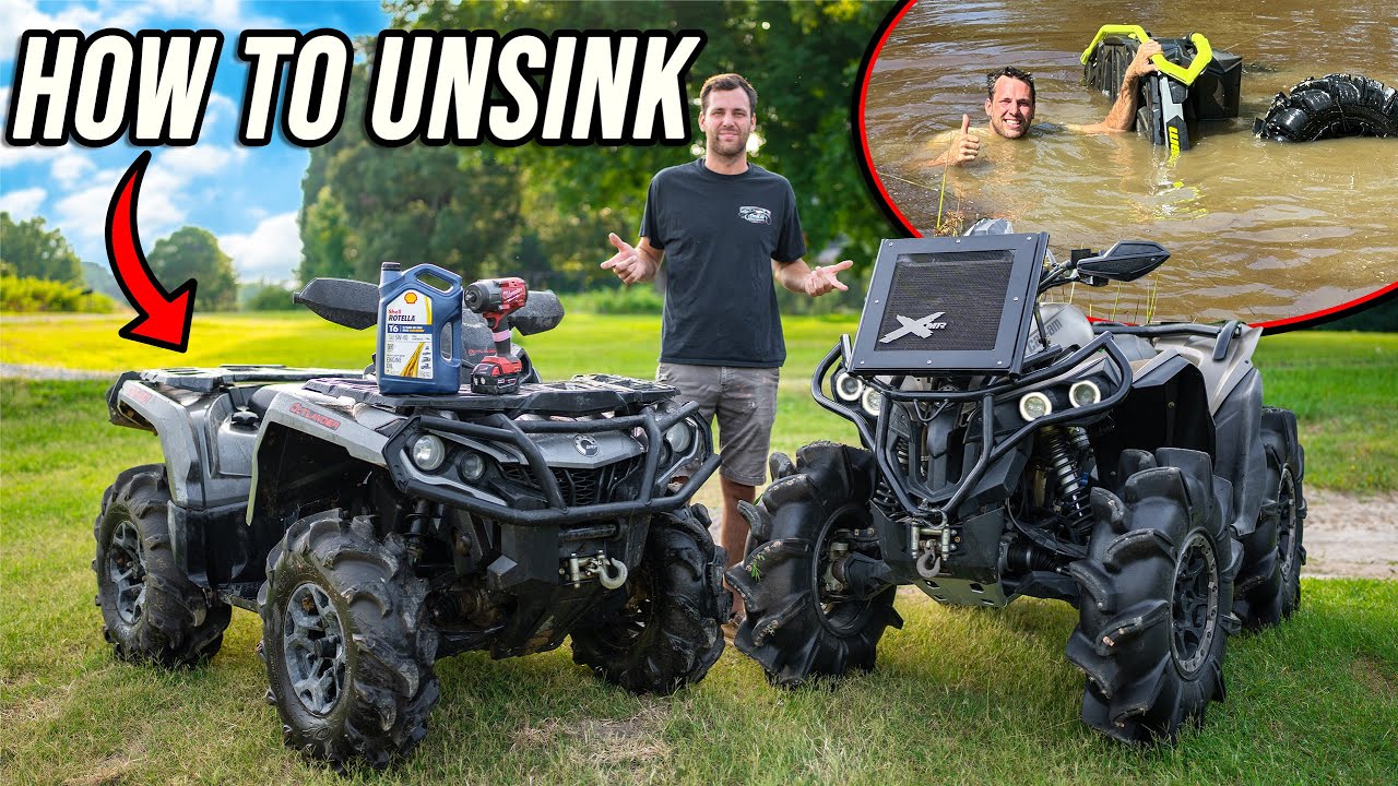 How To UNSINK a Can-Am Outlander/Renegade (Step by Step Process)