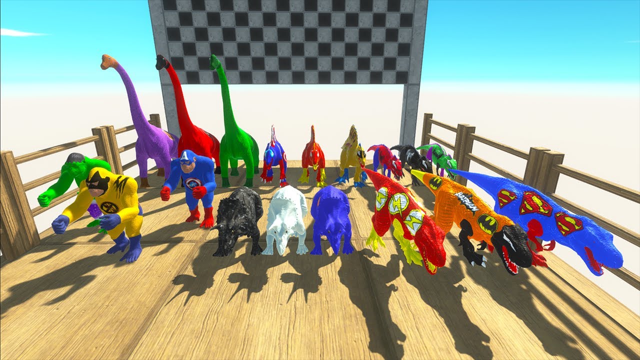 Dinosaurs Marvel Squad Rebel Speed Race Championship Hunting Found Jurassic world evolution ARBS