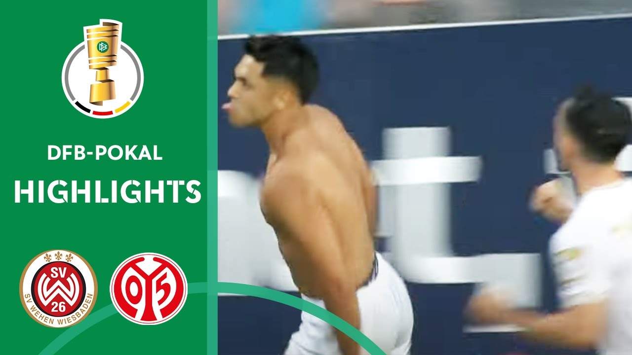 Mainz win late | SV Wehen-Wiesbaden vs. 1. FSV Mainz 05 1-3 | Highlights | DFB-Pokal First Round