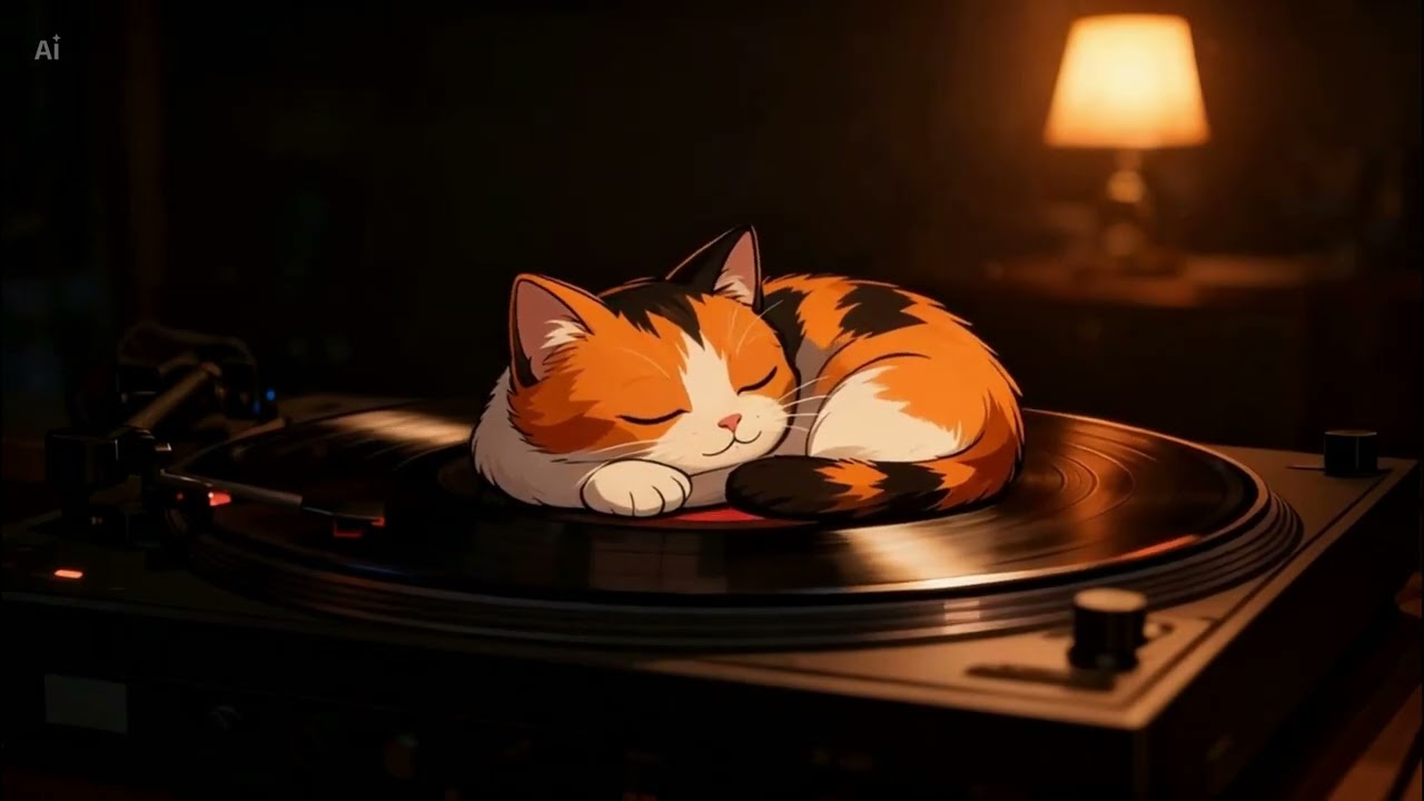 YOU WILL FALL ASLEEP IN 5 MINUTES 💤 | LOFI SLEEP & STUDY WITH A COZY SLEEPING CAT 🐾