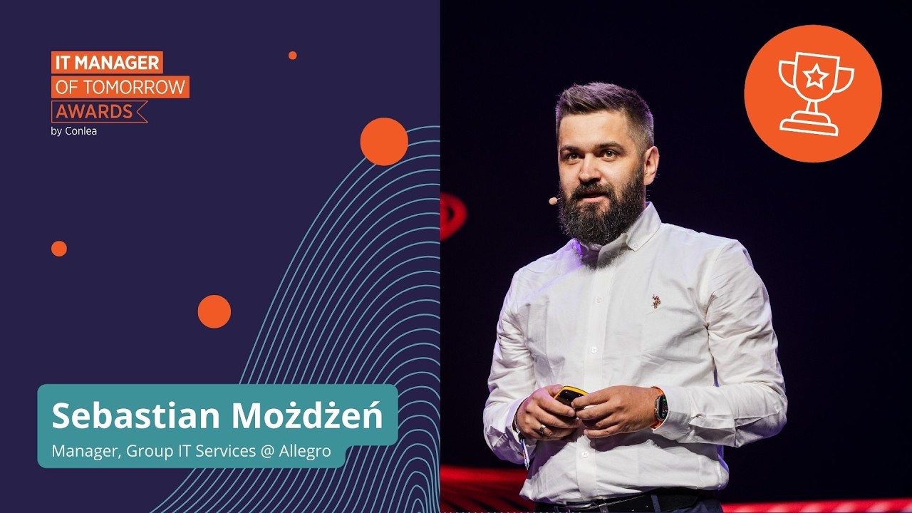 IT Manager of Tomorrow Awards. Sebastian Możdżeń