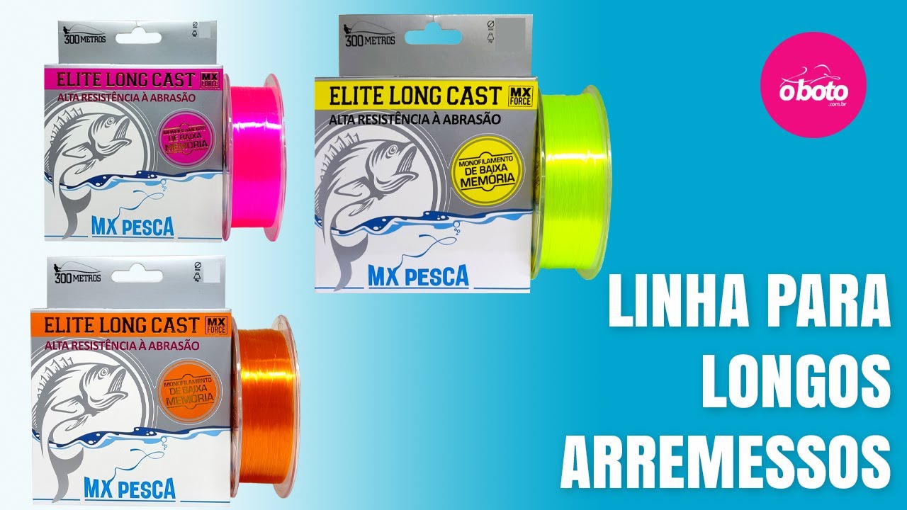 Linha Monofilamento Mx Pesca Elite Long Cast