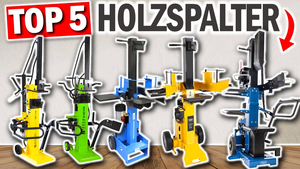Die 5 besten ELEKTRISCHEN HOLZSPALTER 2026 | Top 5 Holzspalter im Vergleich