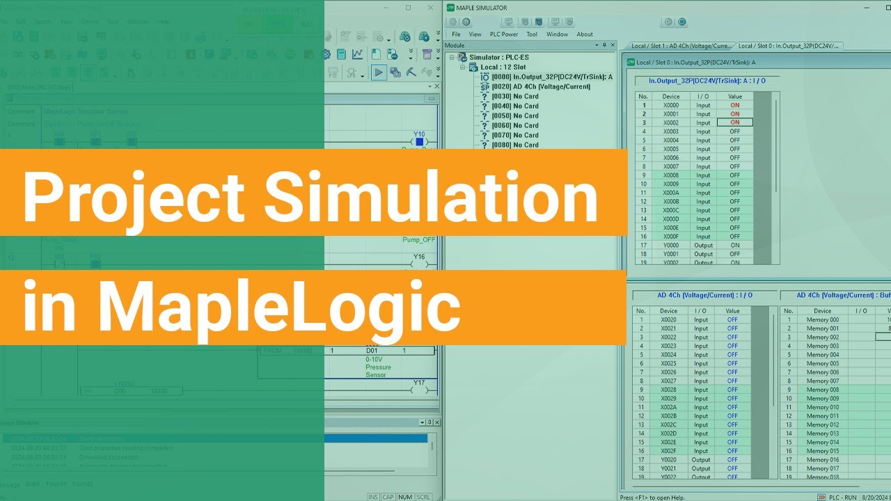 Project Simulation in MapleLogic