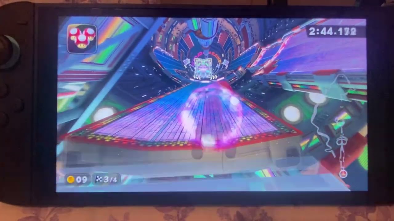 Mario Kart World - Rainbow Road gameplay