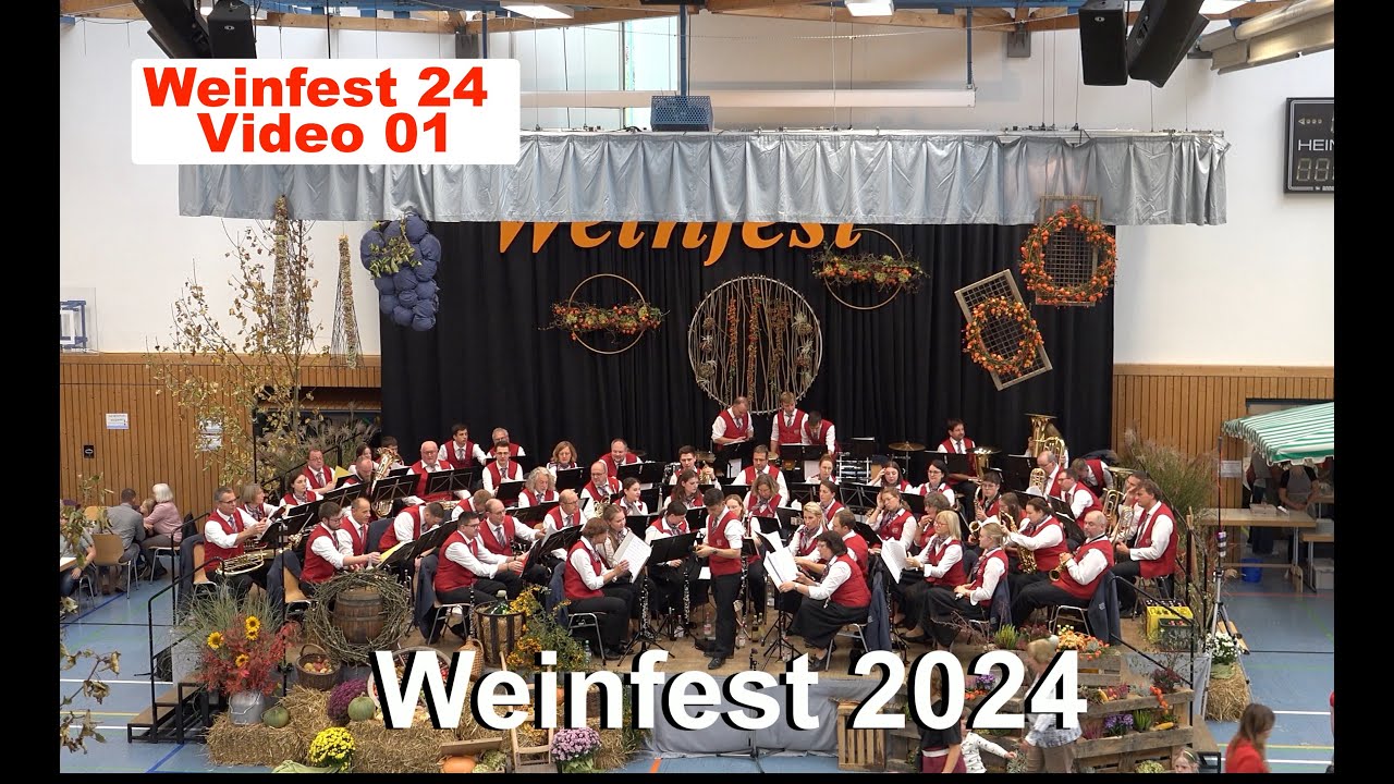 WF01 Traditionelles Weinfest in Hohentengen: MV Weingarten begeistert mit 