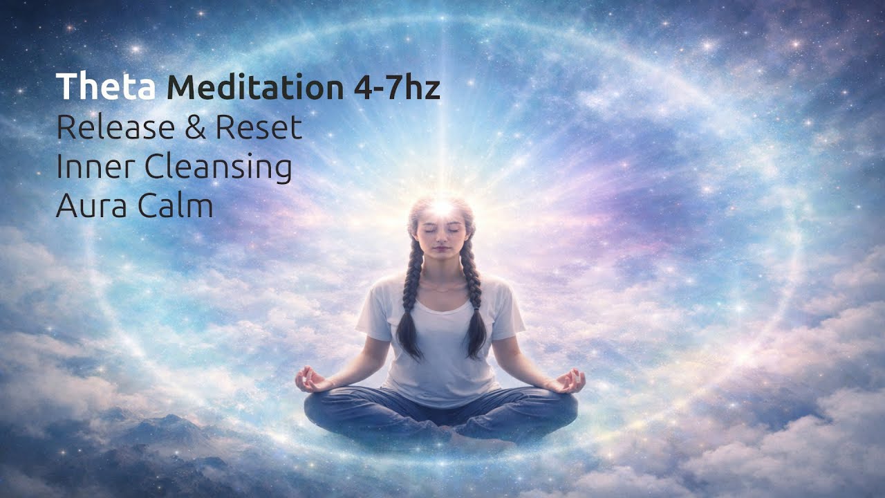 Theta Meditation 4-7hz  for Inner Cleansing, Calm Focus & Habit Release