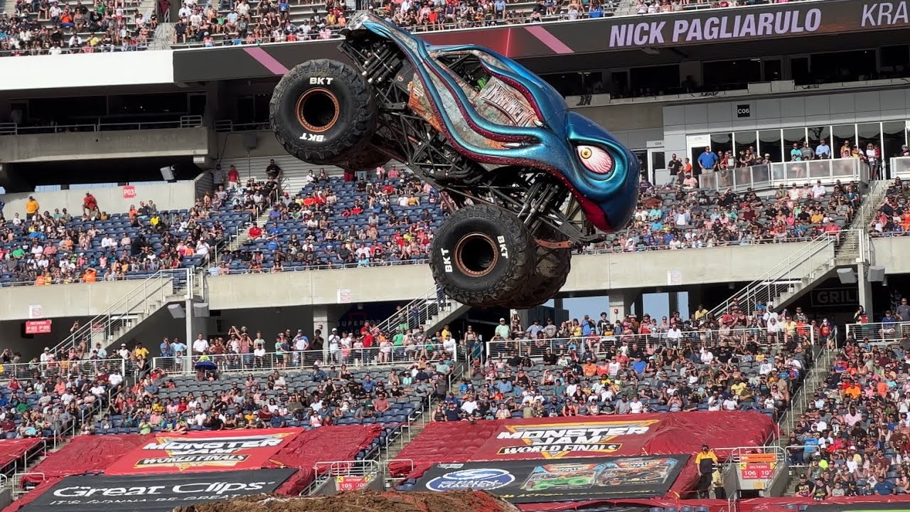 Monster Jam World Finals XXI Kraken (Nick Pagliarulo) FREESTYLE 05/22/2022