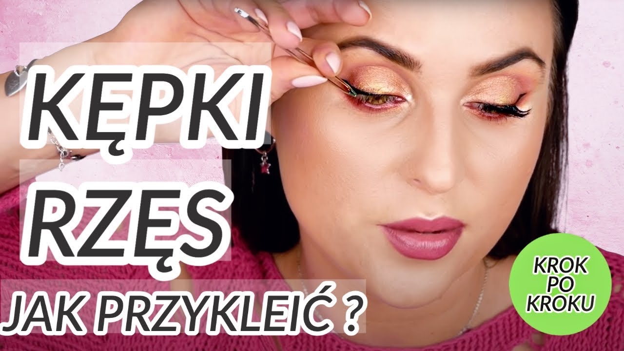 JAK PRZYKLEIĆ KĘPKI RZĘS? JAK DOBRAĆ SOBIE ROZMIAR I RODZAJ? EFEKT KOCIEGO OKA Z KĘPKAMI CLAVIER DUO