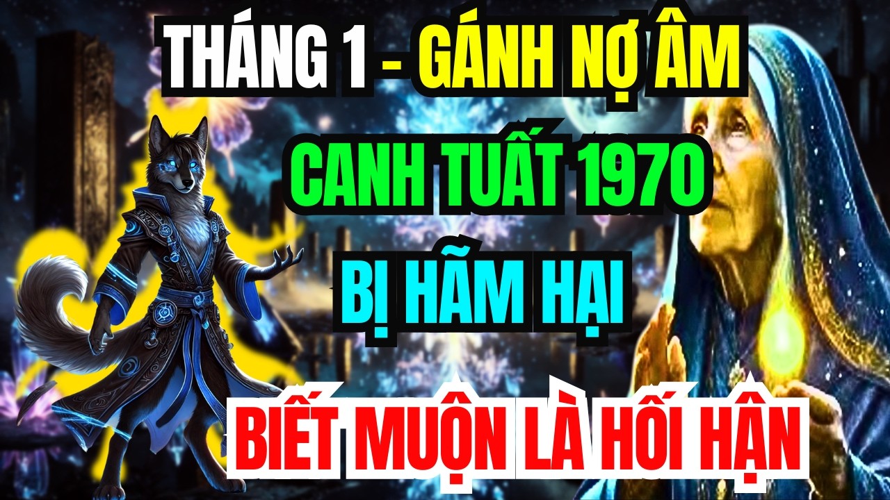 Sự Thật Đáng Sợ: Canh Tuất 1970 Tháng 1 ÂL Gánh Nợ Âm Kiểu Gì Cũng Bị Hãm Hại - Biết Muộn Lỡ Cả Đời