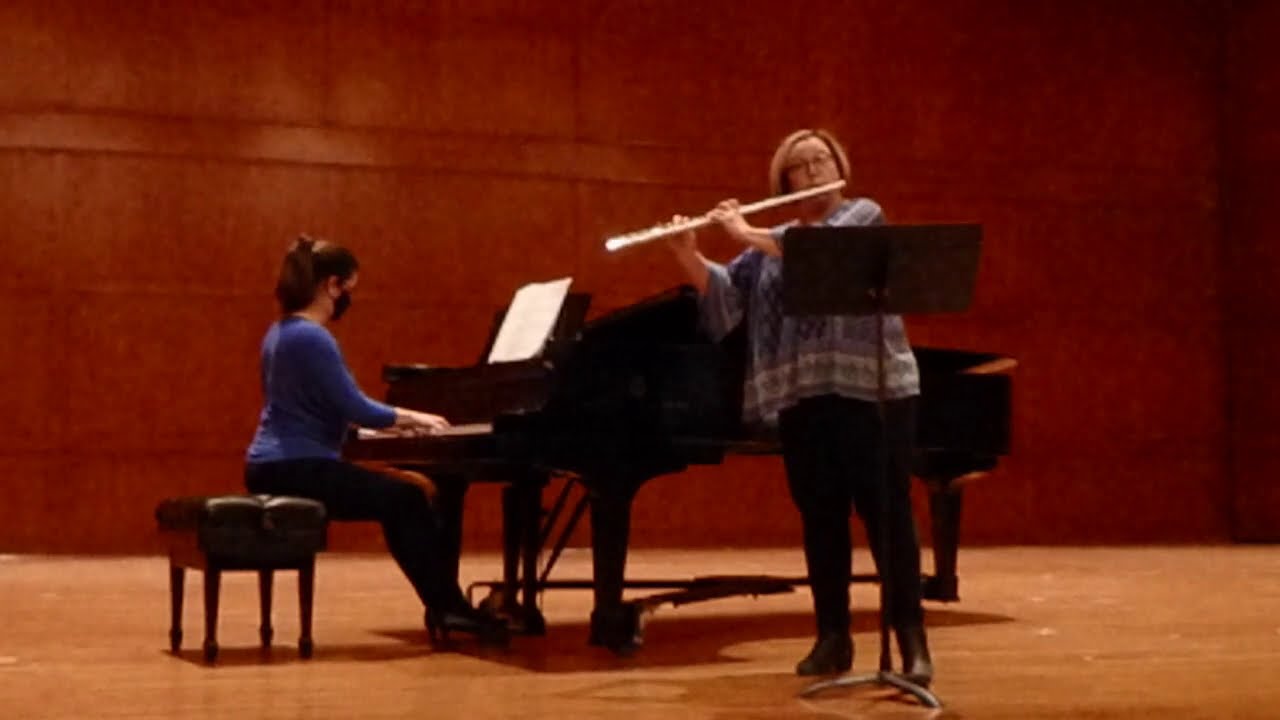 Canci&oacute;n de Cuna for flute and piano by Samuel Zyman