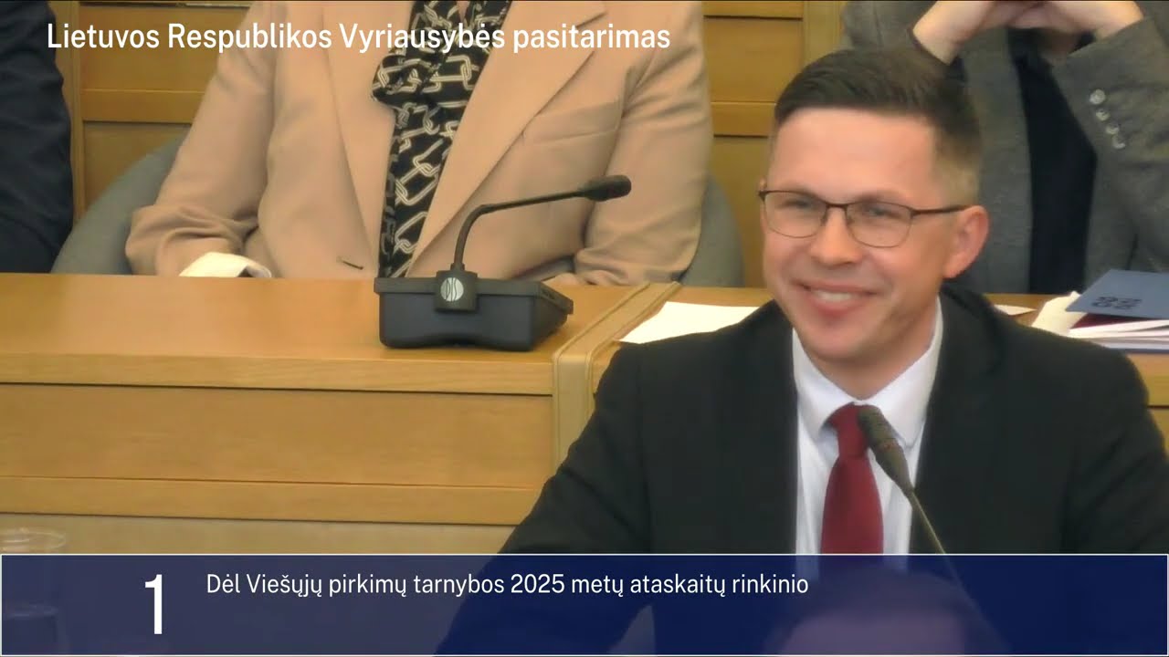 2026-03-18 Vyriausybės pasitarimas ir posėdis