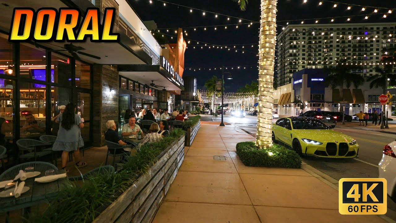 Doral Florida - Downtown At Night