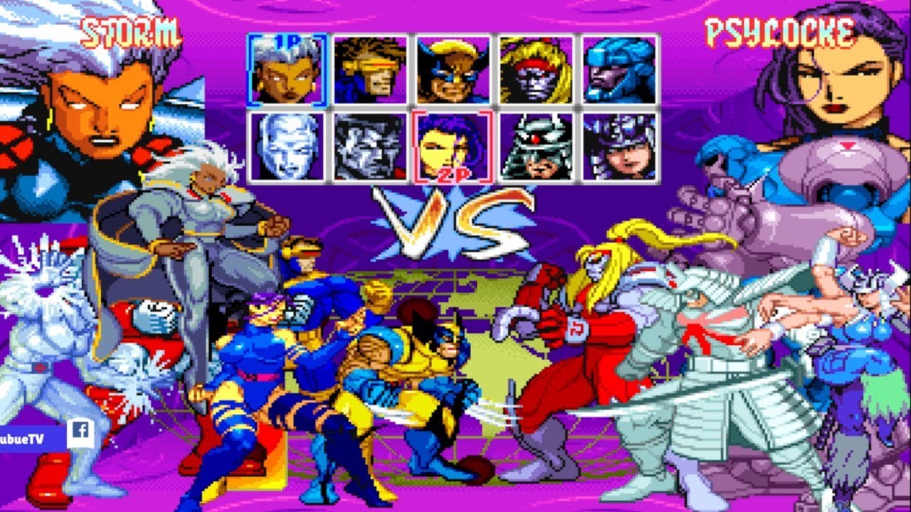X-Men: Children of the Atom All Characters [PS1]