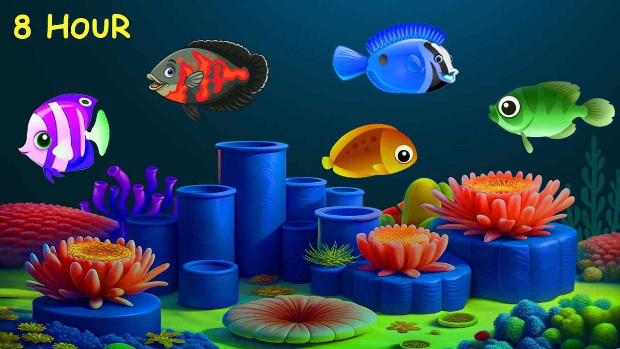 Bedtime Lullabies & Calming Undersea Animation 🐠 Baby Sleep Music for Peaceful Nights #171