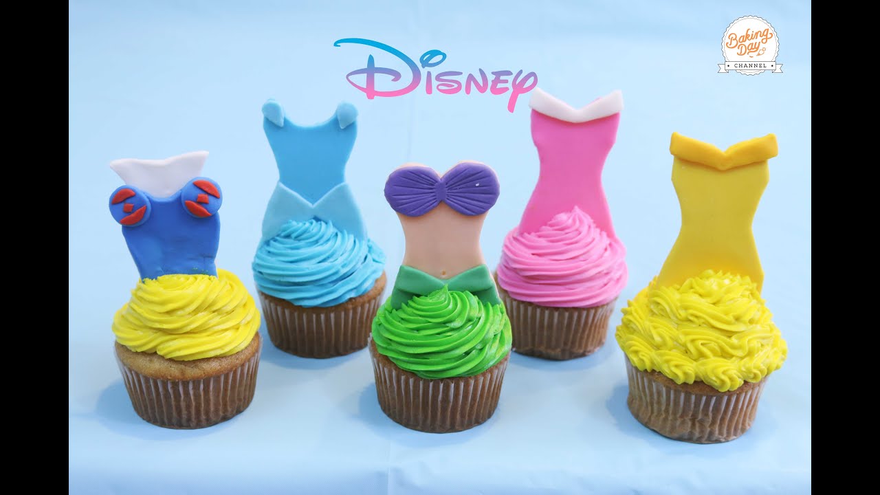 CUPCAKES DE PRINCESAS DE DISNEY - BAKING DAY