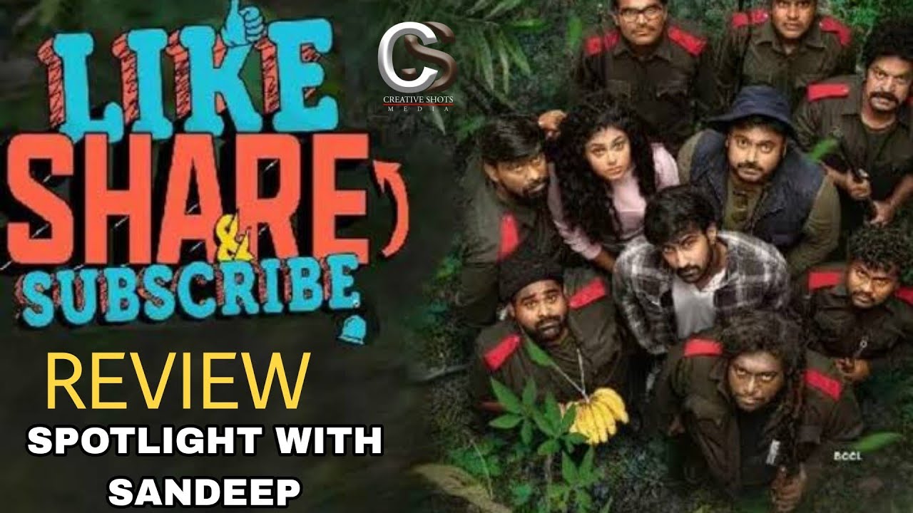 Like Share Subscribe Movie Review by Spotlight with Sandeep | Creative shots media