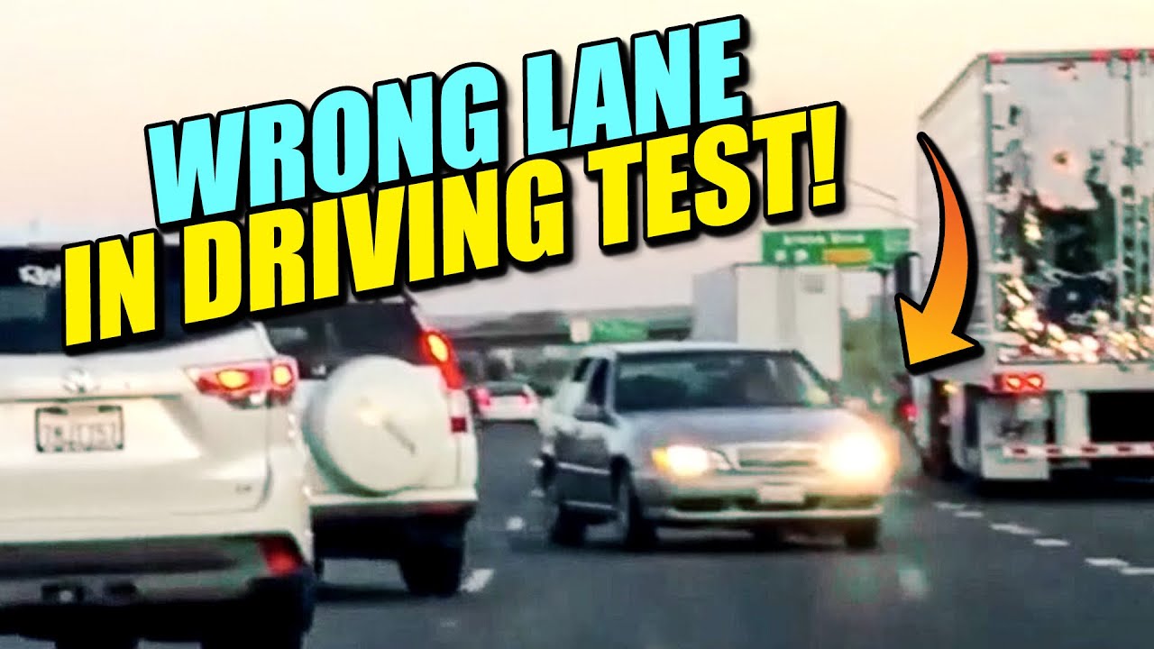 Wrong Lane in Driving Test!