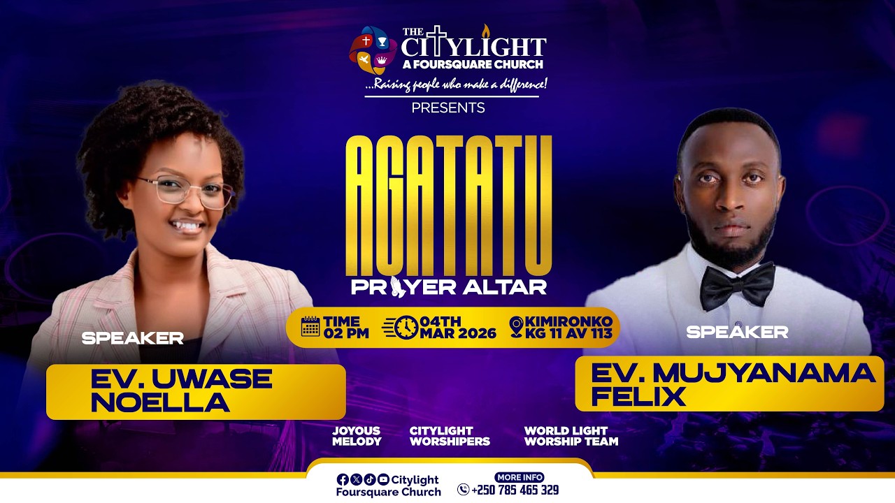 🔴FOURSQUARE TV IAGATATU|WITH BISHOP PROF. FIDELE MASENGO / EV. MUJYANAMA& EV.UWASE NOELLA 04MAR 2026