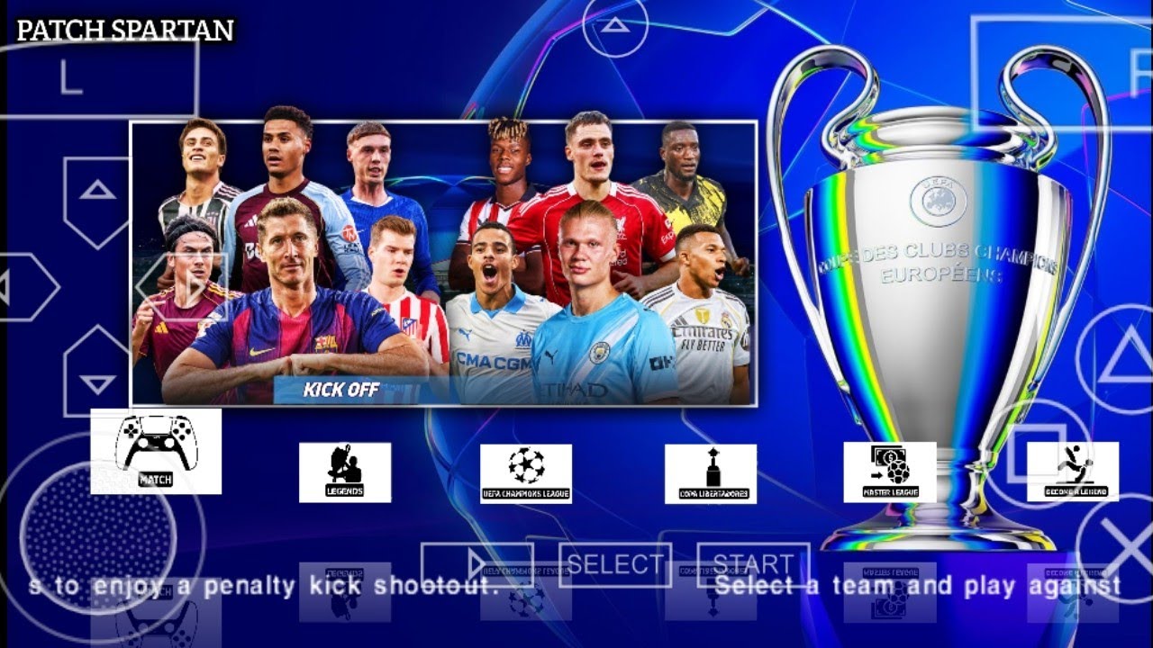 EFootBall PES 2026 PPSSPP ,NEW KITS 25/2026 REAL FACES ,UPDATED BOOTS ,updated English commentary.