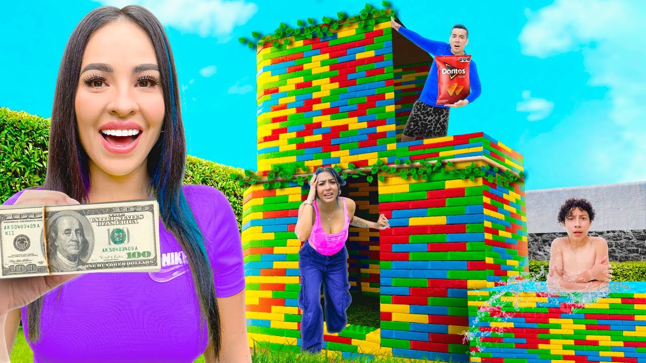 EL ULTIMO EN SALIR DE LA MANSIÓN DE LEGOS GIGANTE GANA ¿Quién sobrevivió? 😨