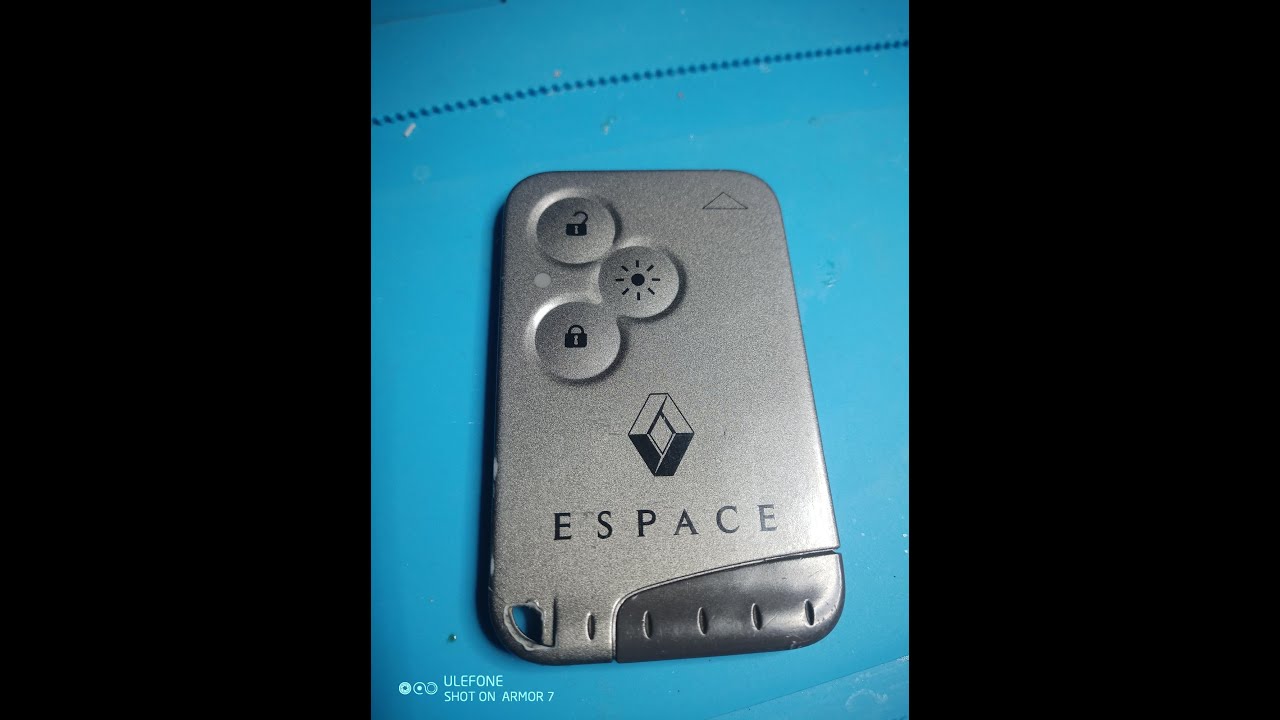 Czyszczenie karty 3 przyciskowej od Renault Espace / Laguna (tzw.słoneczko).