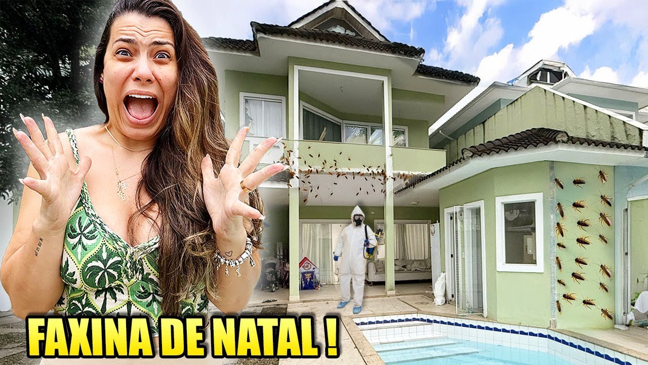 AS BARATAS INVADIRAM NOSSA CASA + FAXINA GERAL PARA O NATAL * Missão difícil | Kathy Castricini