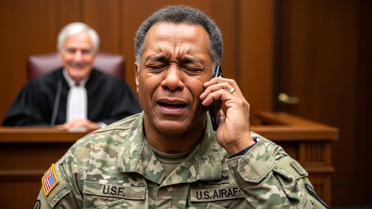 Sędzia śmieje się z płaczącego weterana, nie wiedząc, kto wejdzie do sali sądowej