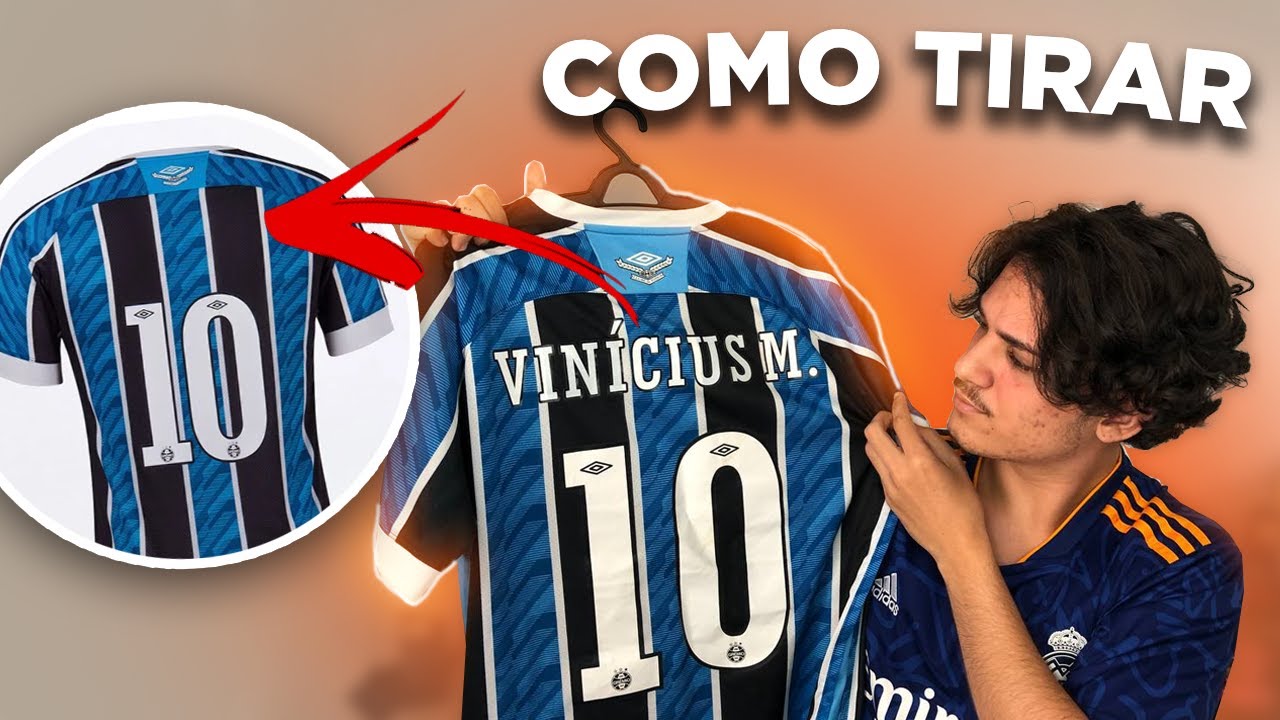 COMO TIRAR A PERSONALIZAÇÃO DA CAMISA DE TIME!!