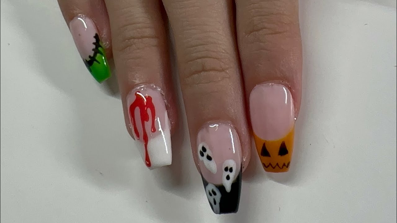 Halloween Nails💅🏼🎃Uñas de Halloween