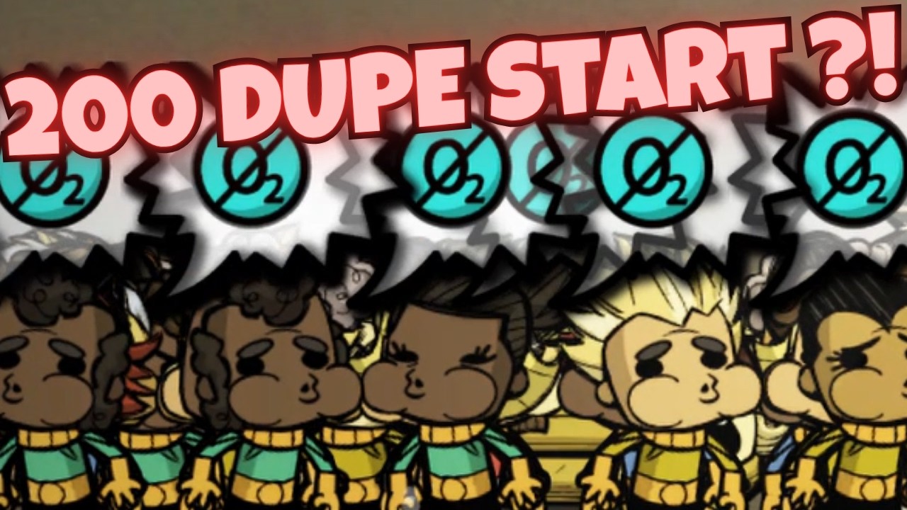 200 Dupes, 100 Cycles, Zero Death! The Impossible Oxygen Not Included Challenge!